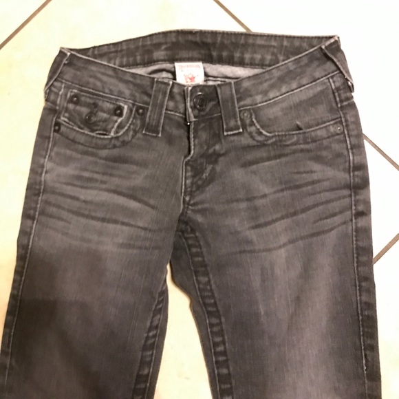 True Religion Denim - True Religion Vintage Black Denim jeans sz 26